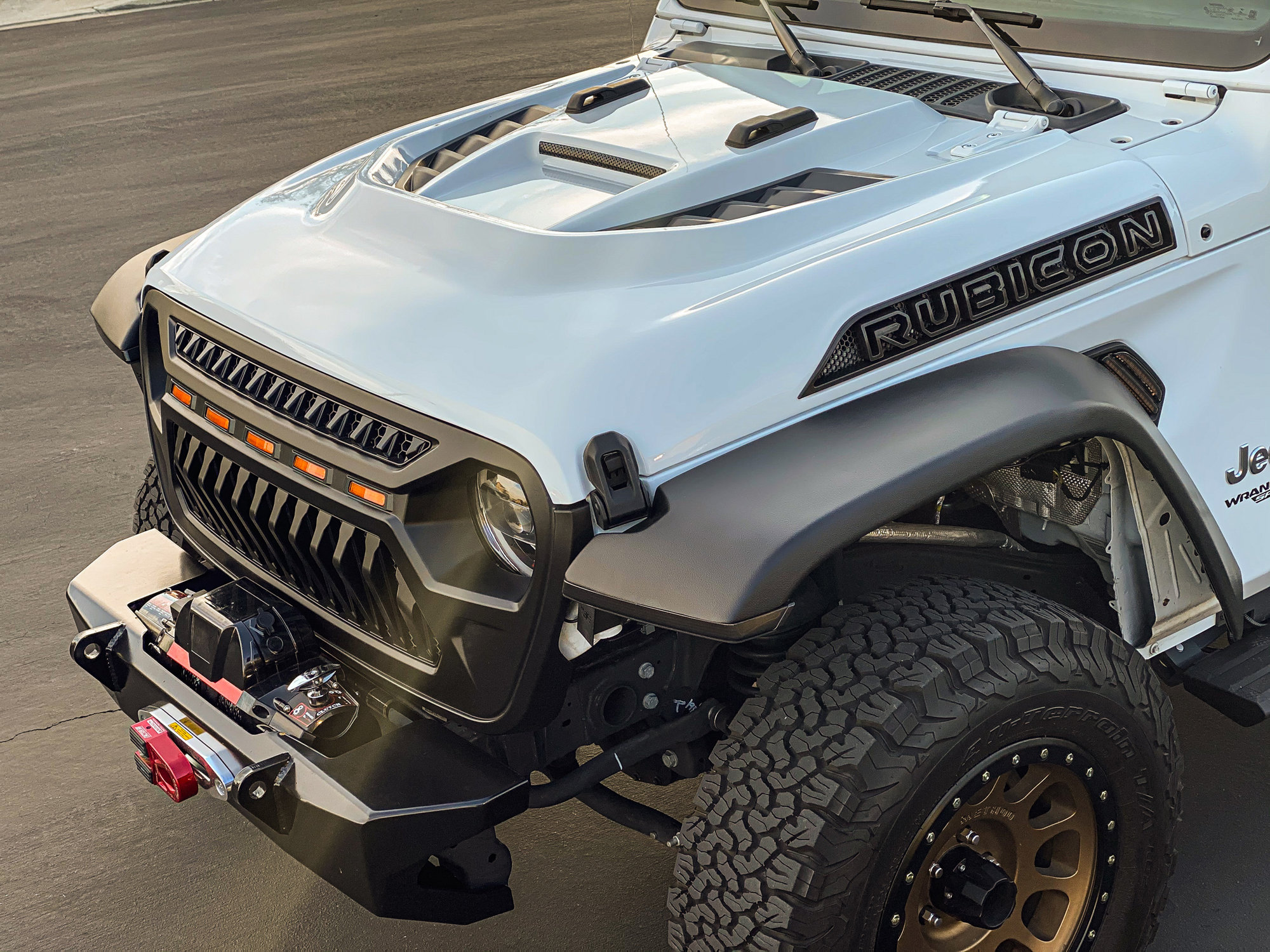 Jeep Wrangler JL JT sandstorm hood
