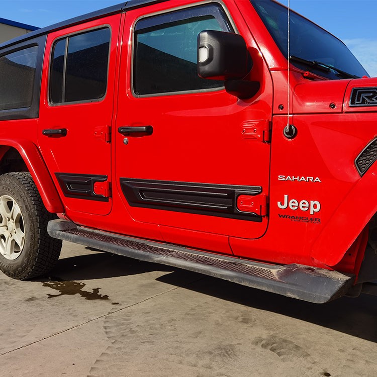 Jeep Wrangler JL Door Sills Decoration Scuff